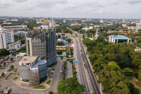City walk in Accra